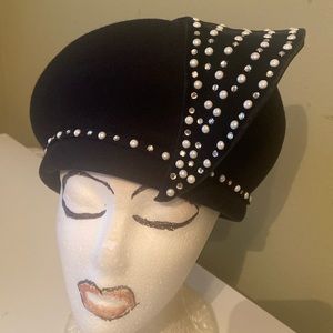 Dark Navy Blue Hat by Jack McConnell (PRICE IS FIRM) *****NO LOWBALLERS ****